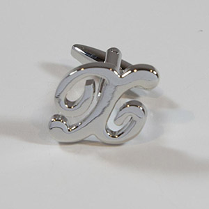 Gemelli Cufflink Letter X 100% Ottone